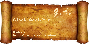 Glock Adrián névjegykártya