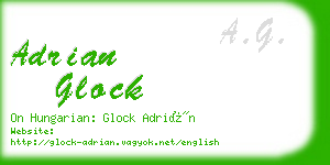 adrian glock business card